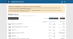 Desktop Screenshot of medizinberichte.de